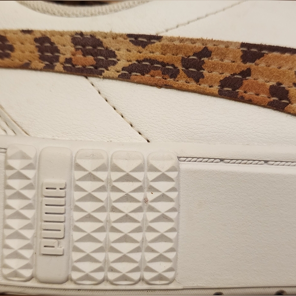 Puma Smash Platform leopard shoes - size 8.5 - Picture 6 of 6